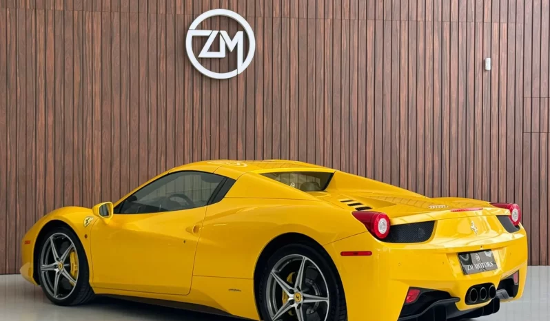 
								Ferrari 458 Spider cheio									